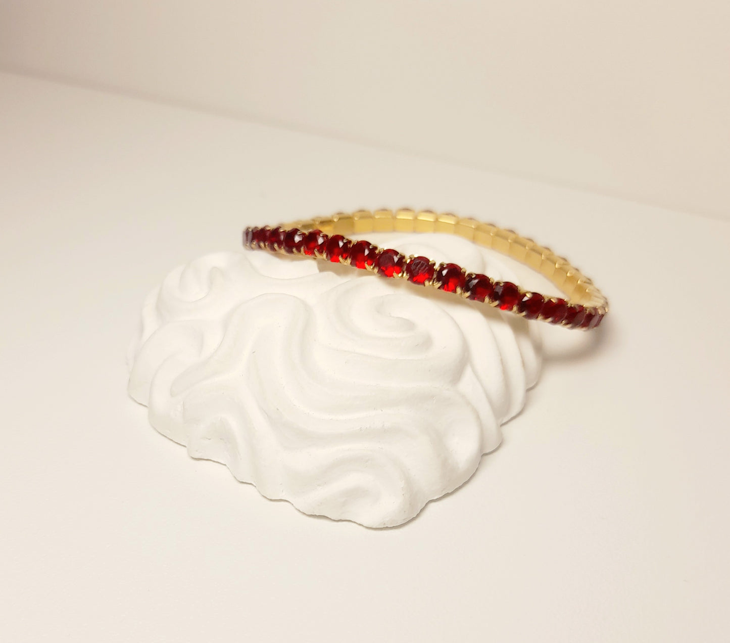 BRACCIALE TENNIS ROSSO