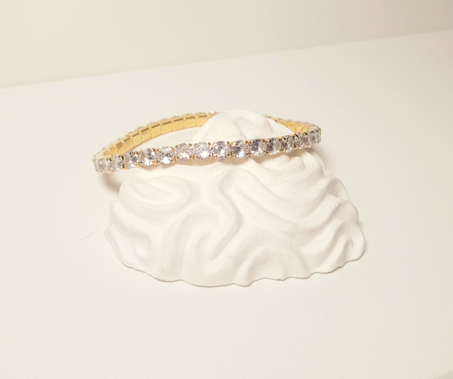 BRACCIALE TENNIS BIANCO