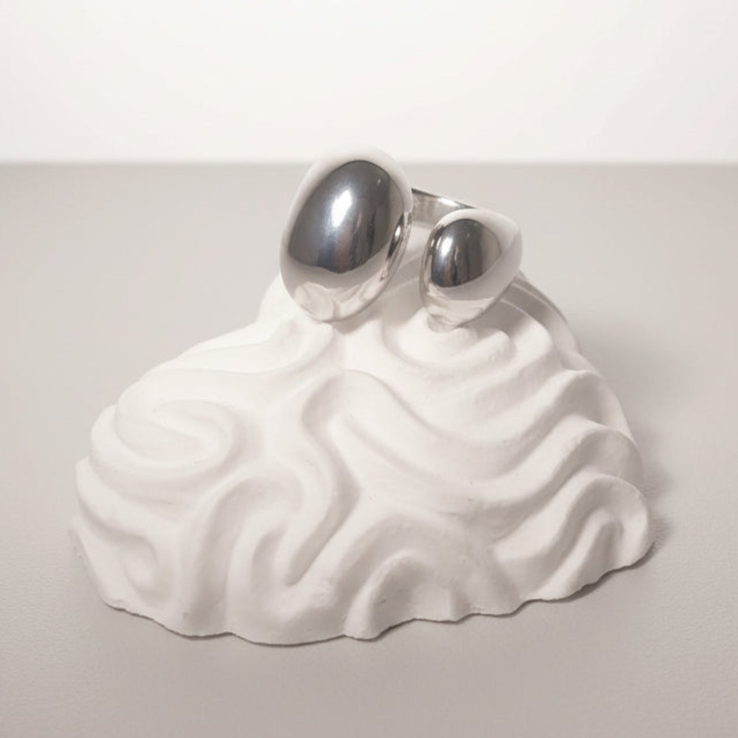 ANELLO FASHION IN ACCIAIO SILVER REGOLABILE