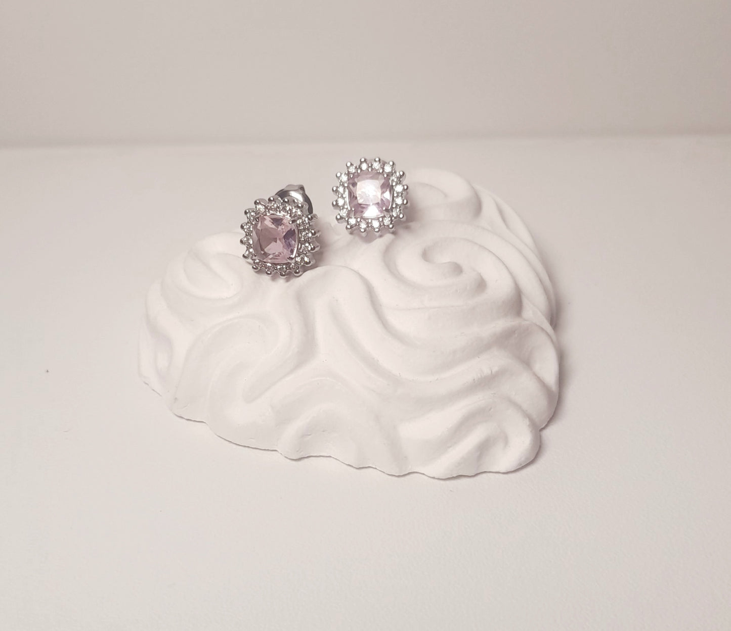 ORECCHINI INCANTO (SILVER-ROSA)