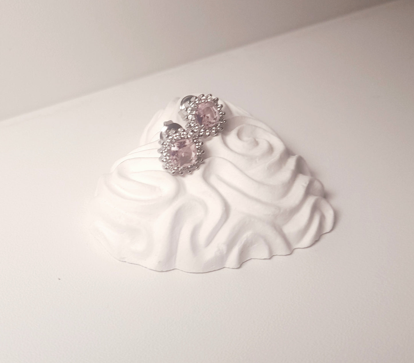 ORECCHINI INCANTO (SILVER-ROSA)