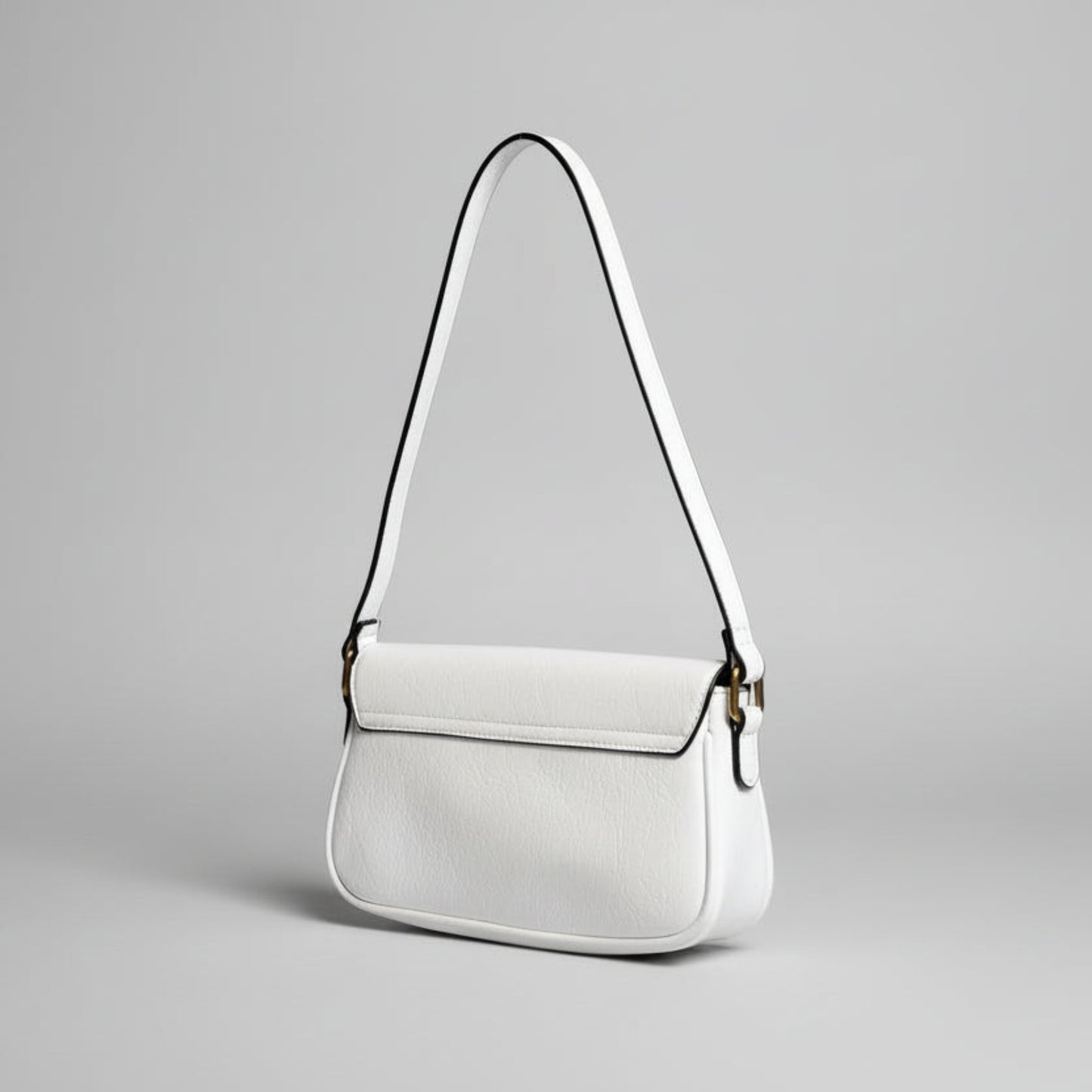BORSA MODA BIANCO CON FRANGE E BORCHIE- DOPPIA TRACOLLA