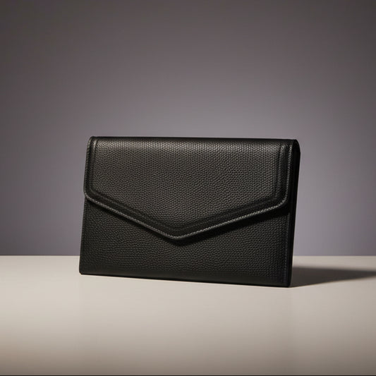 MINI BORSA COMPATTA DONNA NERA CON TRACOLLA REMOVIBILE