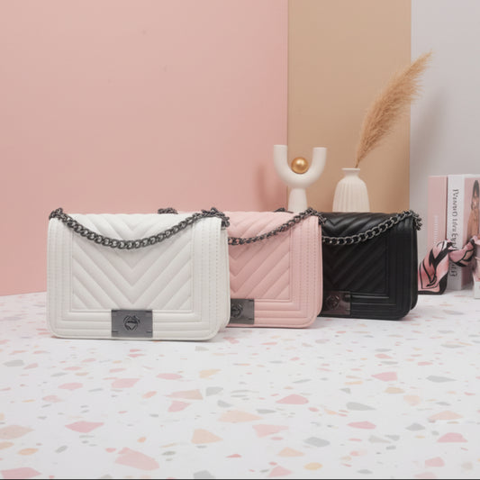 MINI BAG SUPER TRENDY CON TRACOLLA A CATENA_£ COLORI