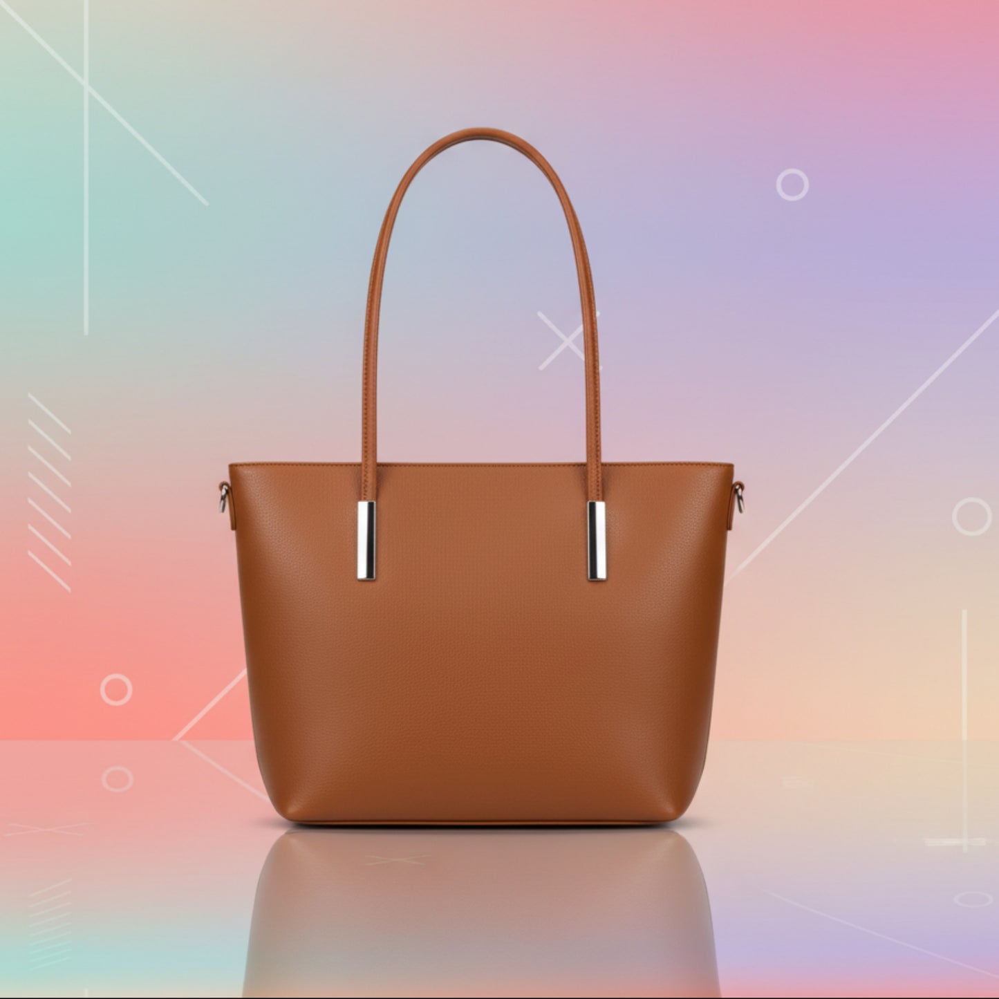 BORSA BIG COLOR RIGIDA CON TRACOLLA REMOVIBILE-PRATICA E TRENDY