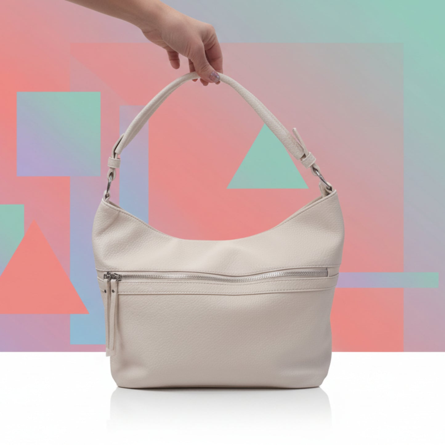 BORSA CASUAL CAPIENTE CON TRACOLLA REMOVIBILE