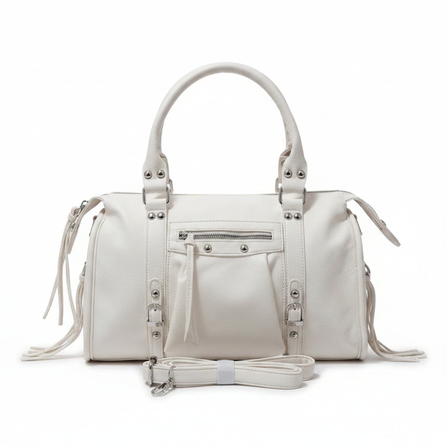 BORSA CITY BAG FLO BIG NERA E BIANCA - CAPIENTE E VERSATILE