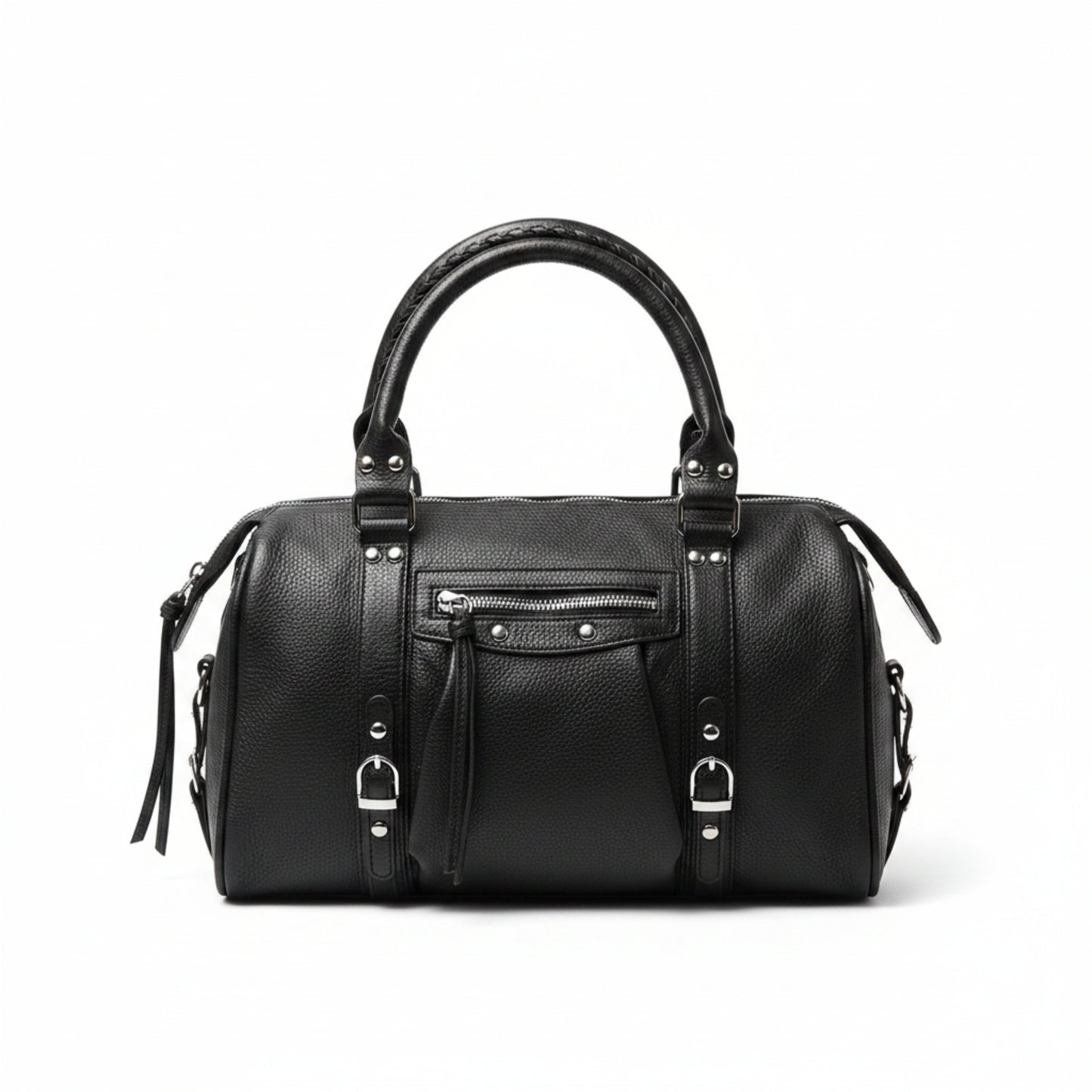 BORSA CITY BAG FLO BIG NERA E BIANCA - CAPIENTE E VERSATILE