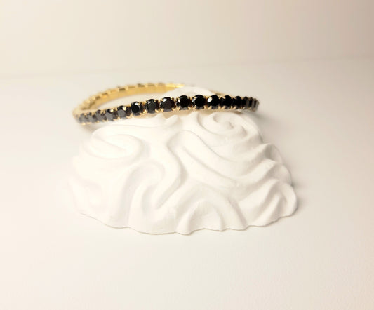 BRACCIALE TENNIS NERO