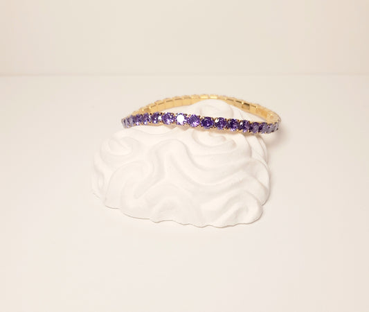 BRACCIALE TENNIS VIOLA