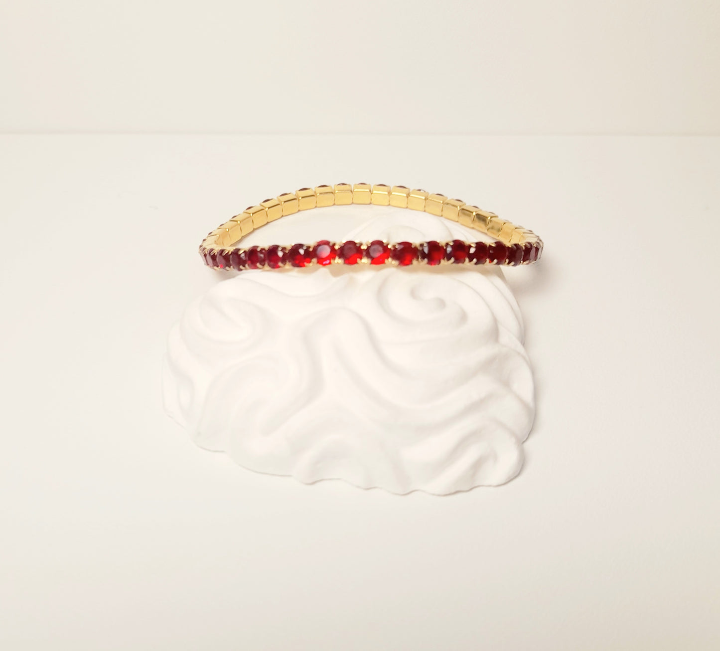 BRACCIALE TENNIS ROSSO