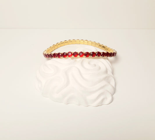 BRACCIALE TENNIS ROSSO