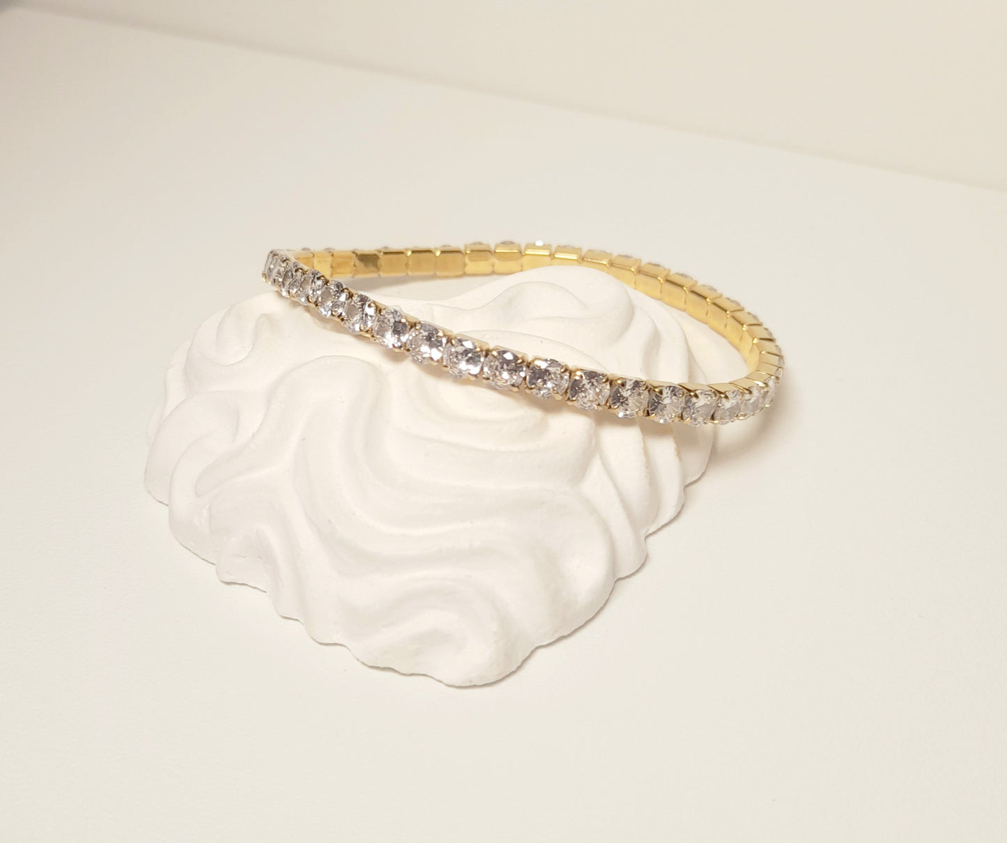 BRACCIALE TENNIS BIANCO