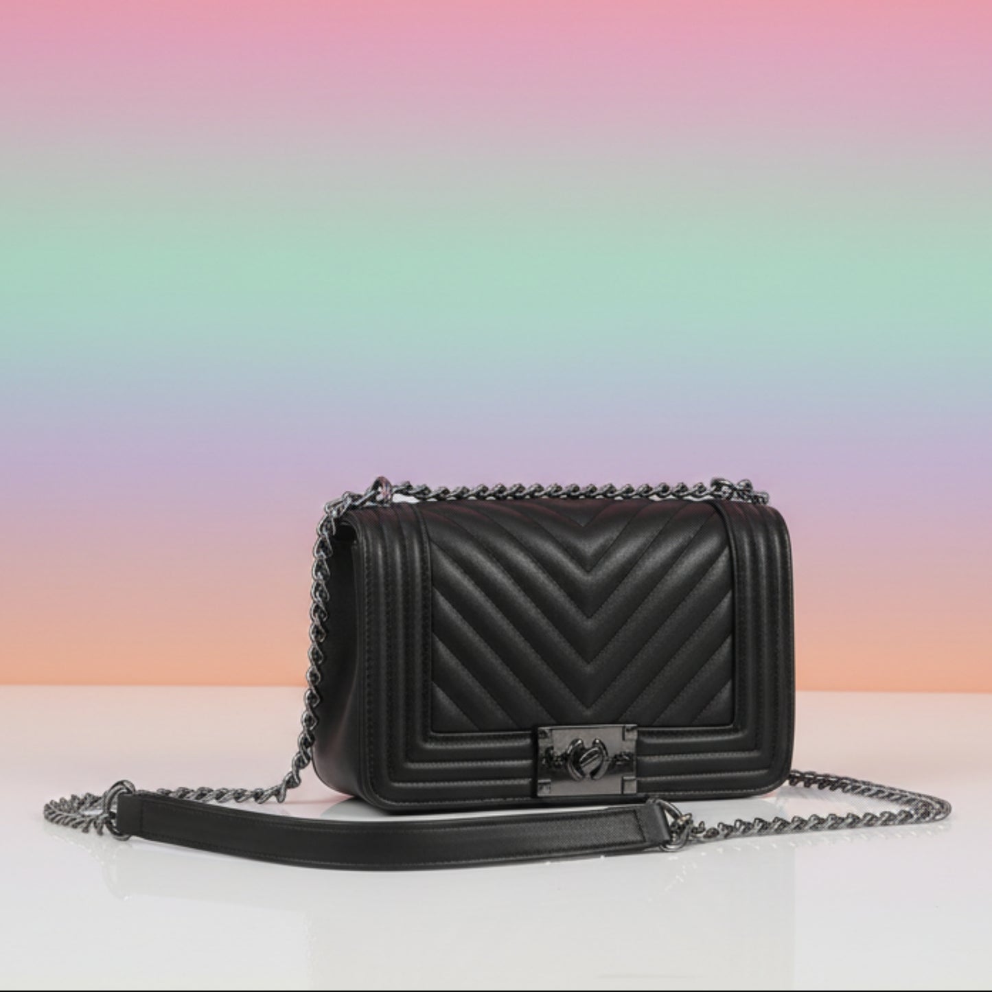 MINI BAG SUPER TRENDY CON TRACOLLA A CATENA_£ COLORI