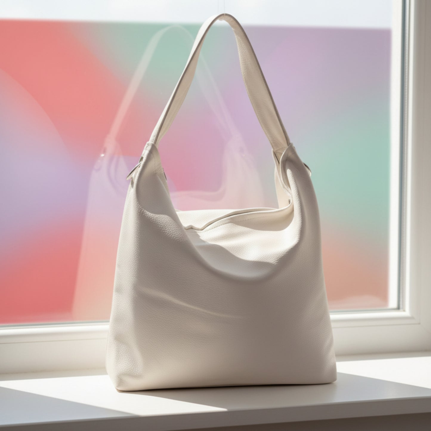 BORSA A SACCA MAXI IN ECOPELLE MORBIDA-SUPER CAPIENTE