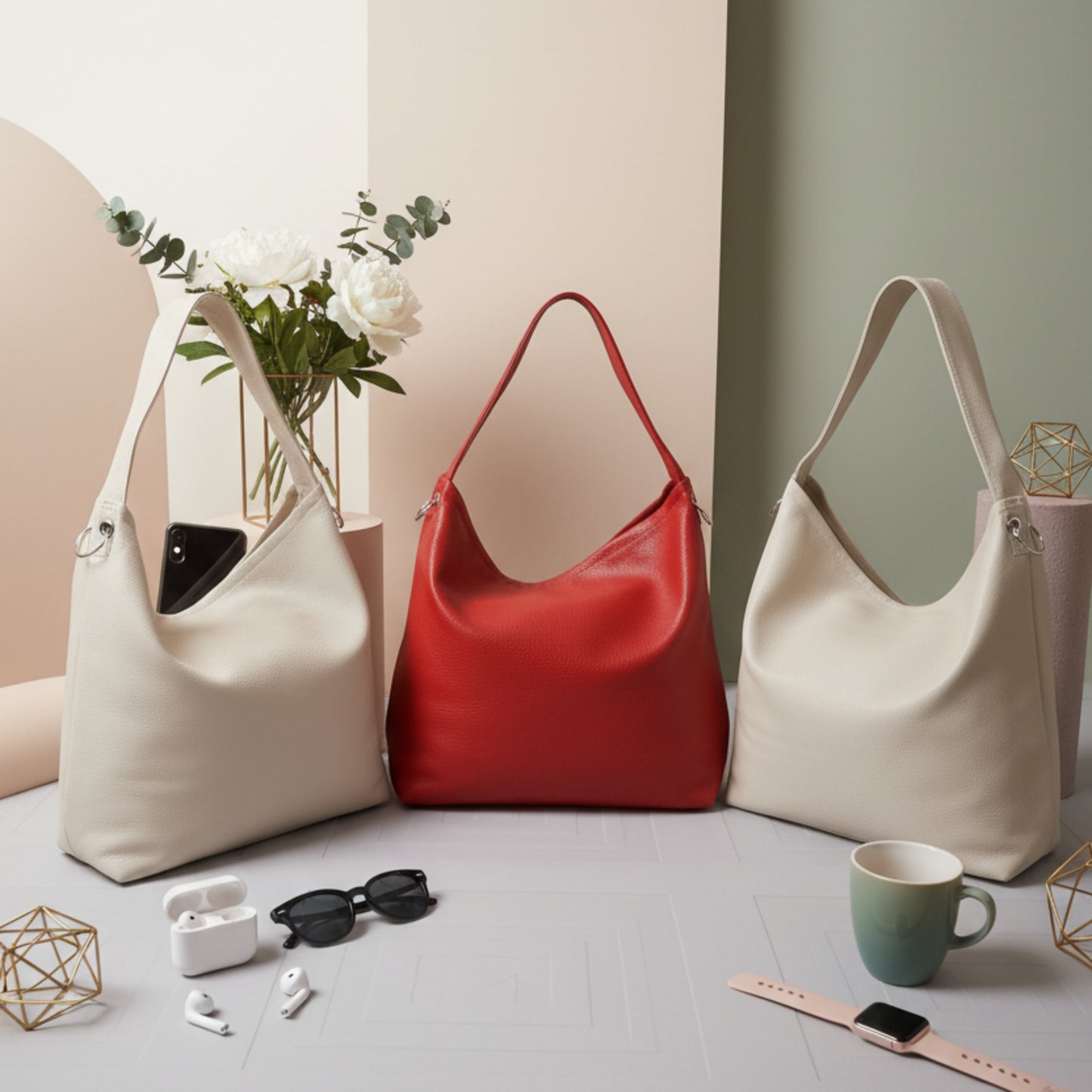 BORSA A SACCA MAXI IN ECOPELLE MORBIDA-SUPER CAPIENTE