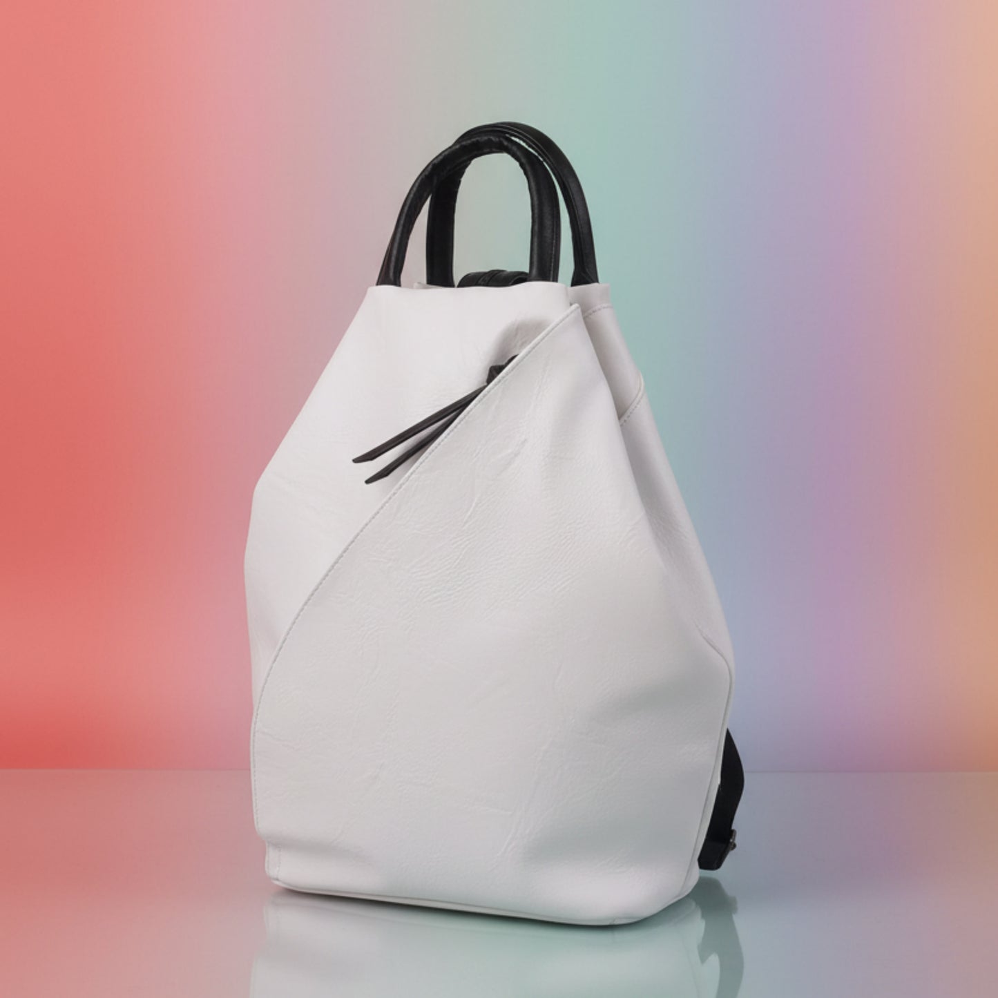 ZAINO DONNA SUPER CHIC-TRACOLLA SDOPPIABILE-MULTICOLORE DI TENDENZA