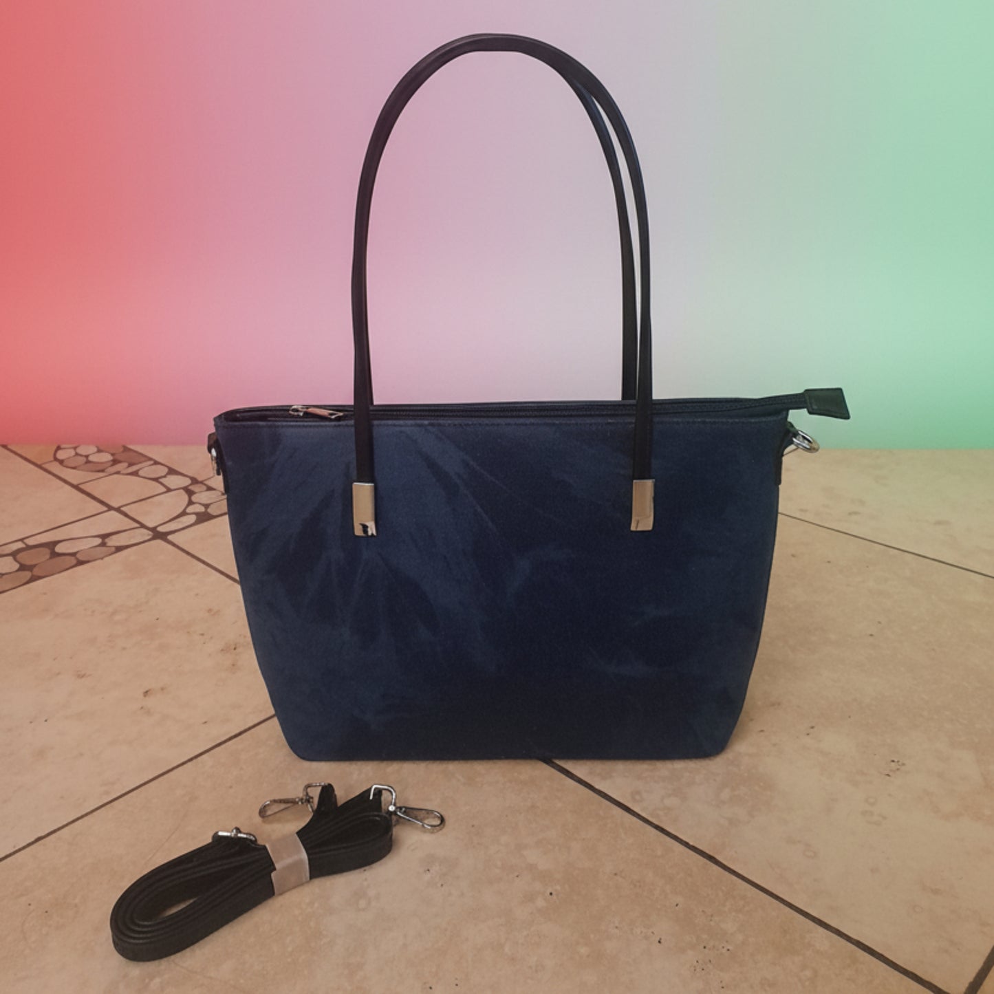 BORSA SMALL IN JEANS CON TRACOLLA REMOVIBILE-PRATICA E TRENDY