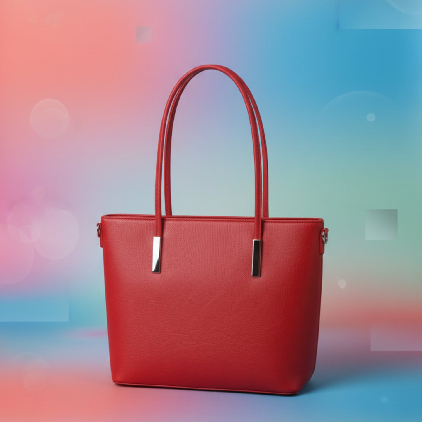 BORSA BIG COLOR RIGIDA CON TRACOLLA REMOVIBILE-PRATICA E TRENDY