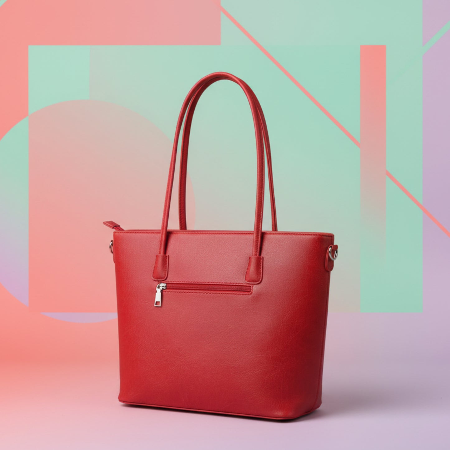 BORSA BIG COLOR RIGIDA CON TRACOLLA REMOVIBILE-PRATICA E TRENDY