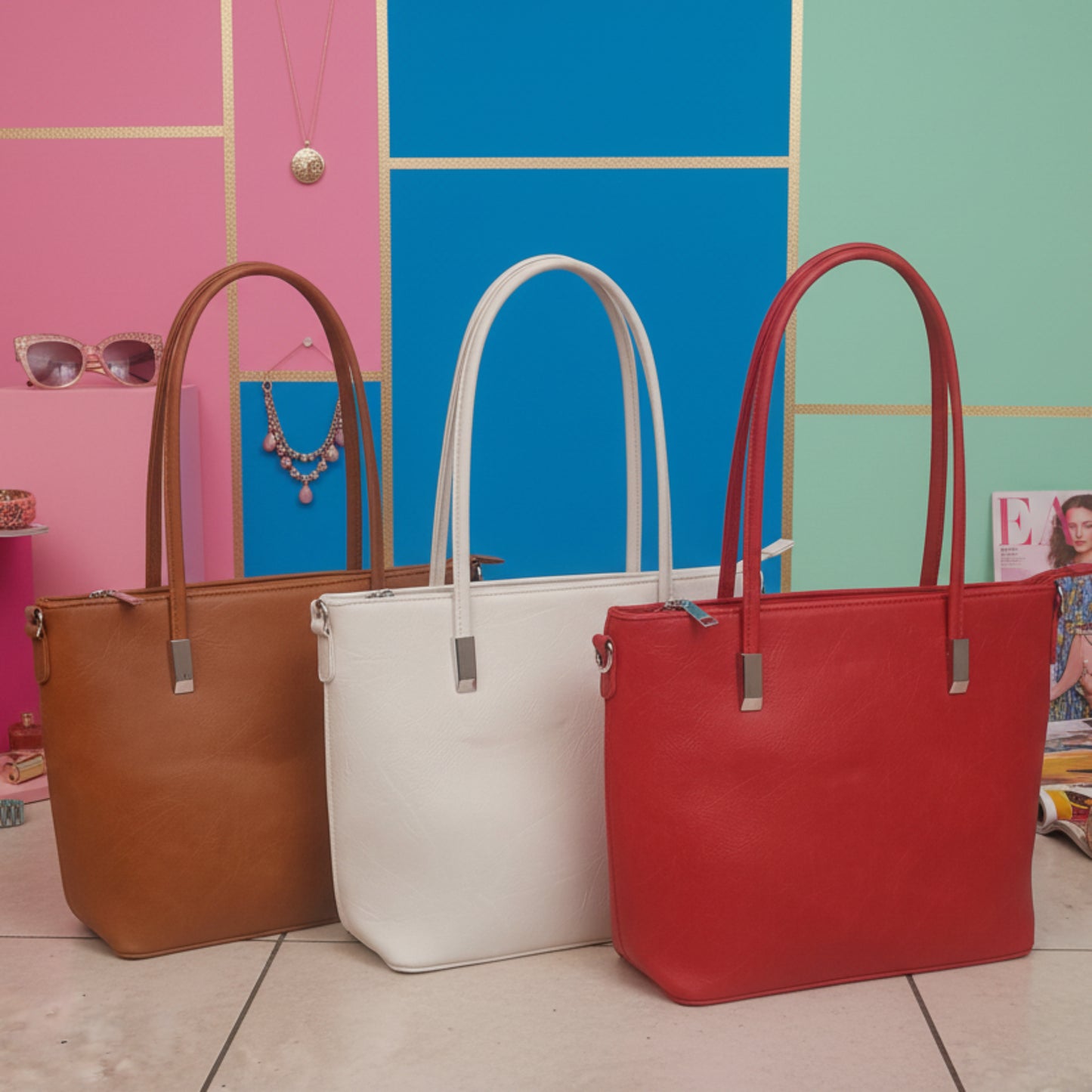 BORSA SMALL COLOR CON TRACOLLA REMOVIBILE-PRATICA E TRENDY