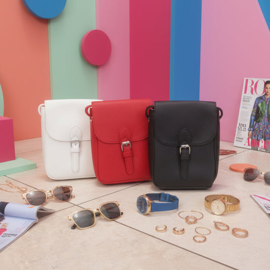 BORSETTINA STILE MARSUPIO CON TRACOLLA-COMPATTA E TRENDY