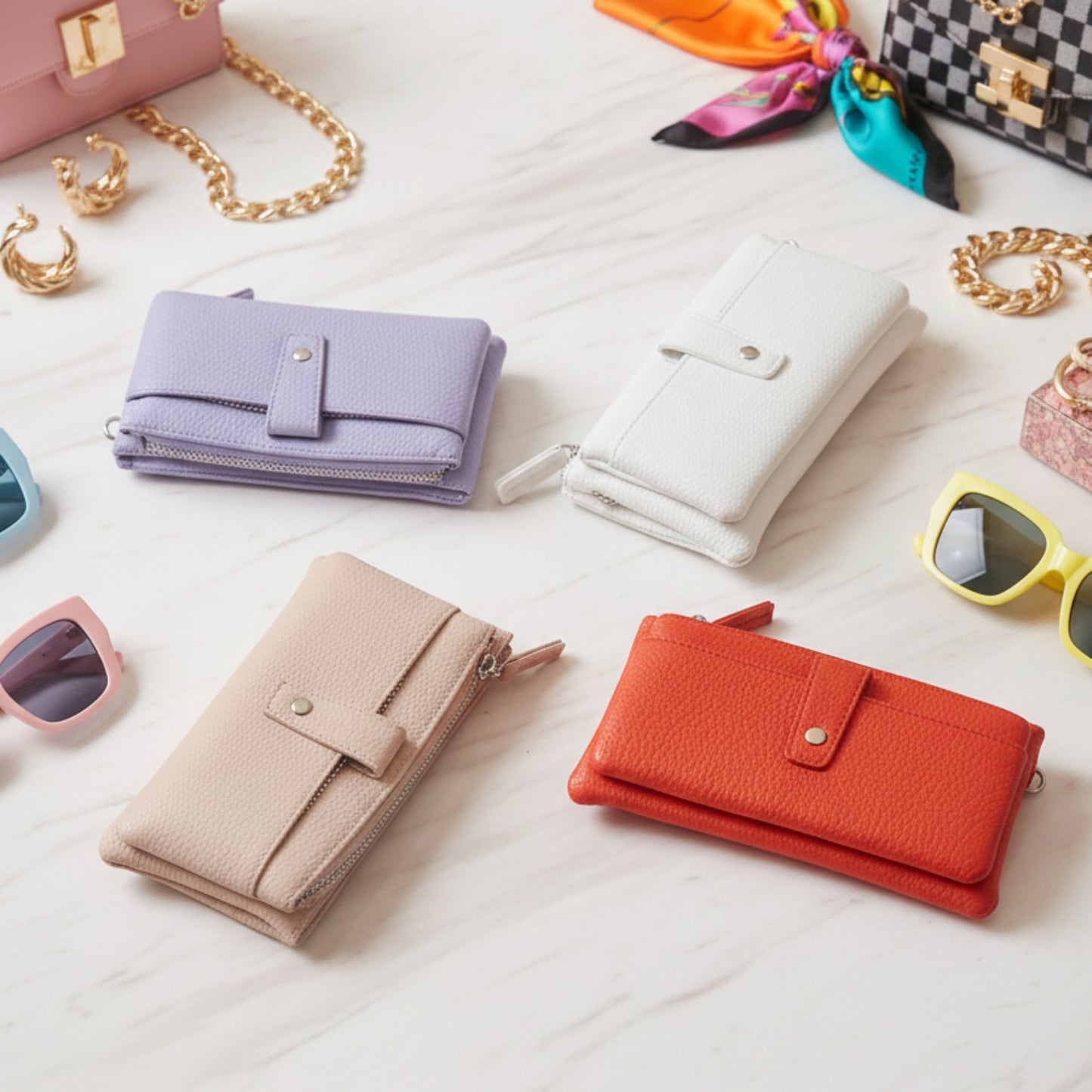 PORTAFOGLIO MULTIFUNZIONE SMALL-MINI BORSA  CON TRACOLLA REMOVIBILE