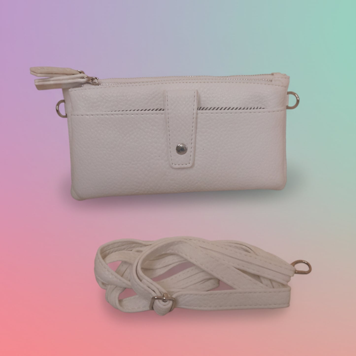PORTAFOGLIO MULTIFUNZIONE SMALL-MINI BORSA  CON TRACOLLA REMOVIBILE