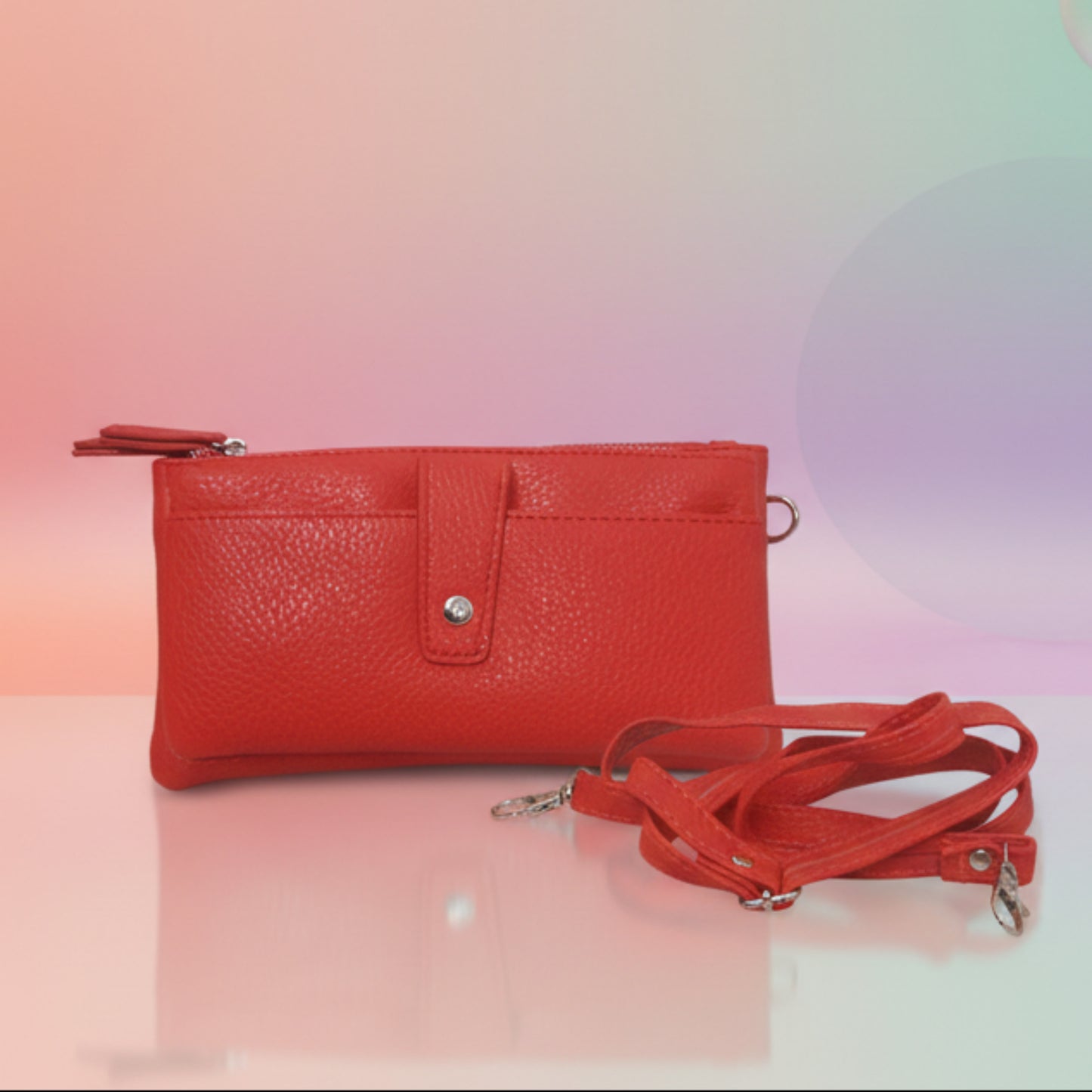 PORTAFOGLIO MULTIFUNZIONE SMALL-MINI BORSA  CON TRACOLLA REMOVIBILE