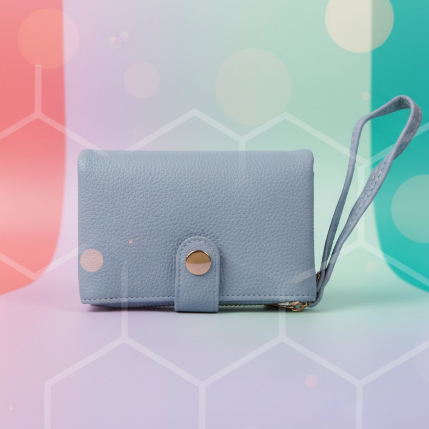 PORTAFOGLIO DONNA DI TENDENZA COMPATTO SUPER ORGANIZZATO E CAPIENTE-VARI COLORI