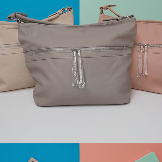 BORSA CASUAL CAPIENTE CON TRACOLLA REMOVIBILE