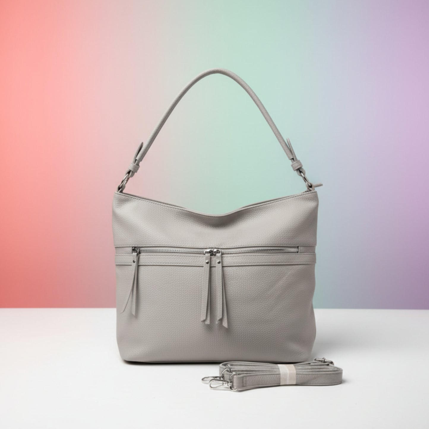 BORSA CASUAL CAPIENTE CON TRACOLLA REMOVIBILE