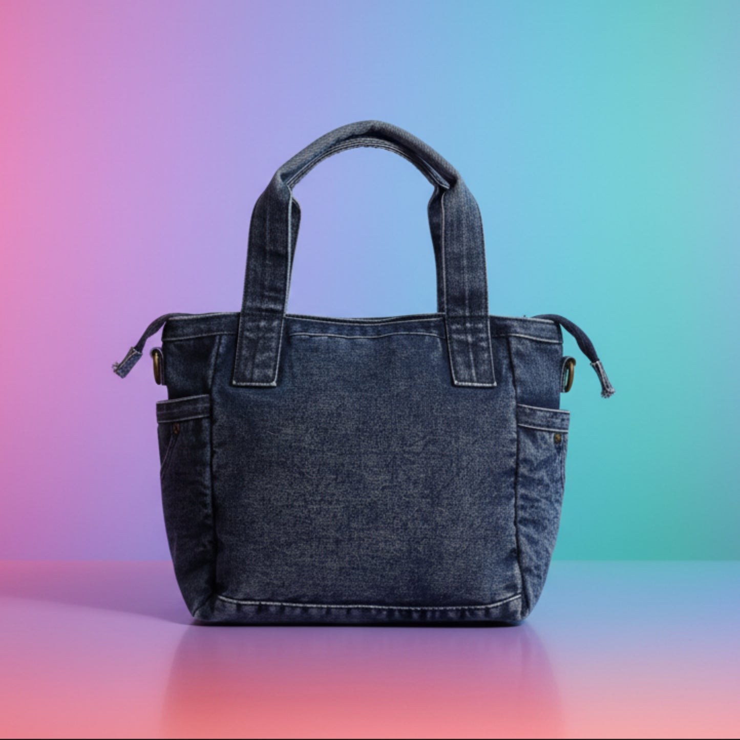 BORSA IN JEANS CAPIENTE E SUPER VERSATILE