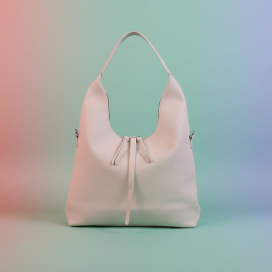 BORSA GRANDE CAPIENTE CHIC - TRACOLLA REMOVIBILE - PANNA ROSA AZZAURRO
