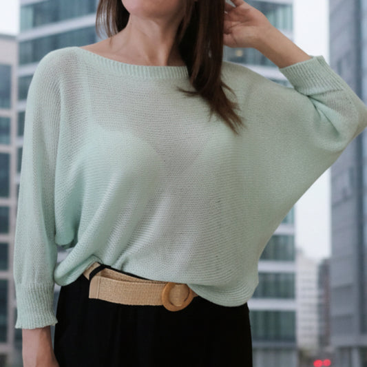 MAGLIA MANICA PIPISTRELLO PRIMAVERA