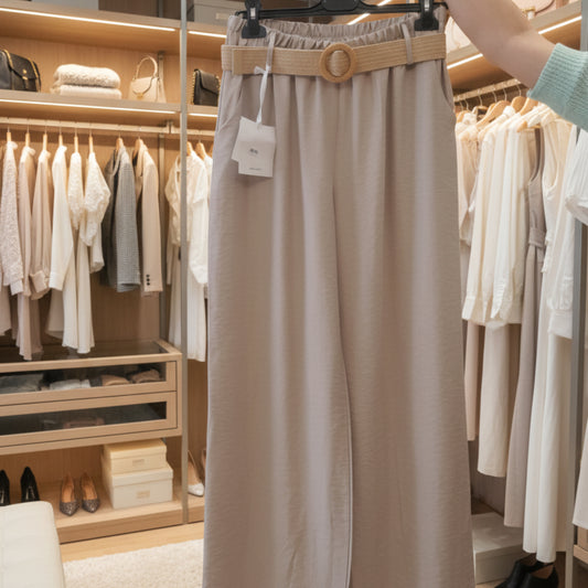 PANTALONI AMPI LEGGERI CON ELASTICO-COMFY & CHIC