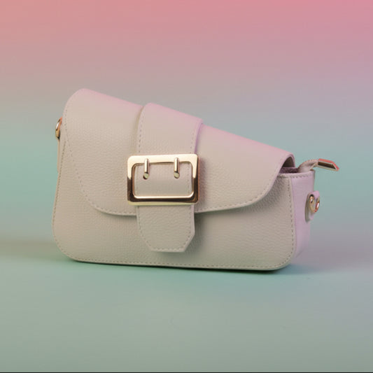 BORSA VERA PELLE MADE IN ITALY CHIC E ASIMMETRICA