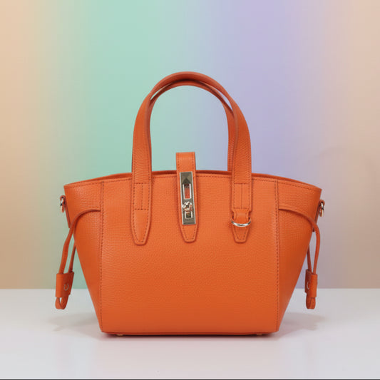 BORSA IN VERA PELLE MADE IN ITALY CON TRACOLLA - ELEGANTE & DI TENDENZA