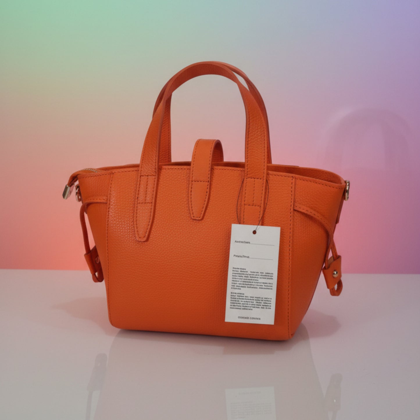 BORSA IN VERA PELLE MADE IN ITALY CON TRACOLLA - ELEGANTE & DI TENDENZA