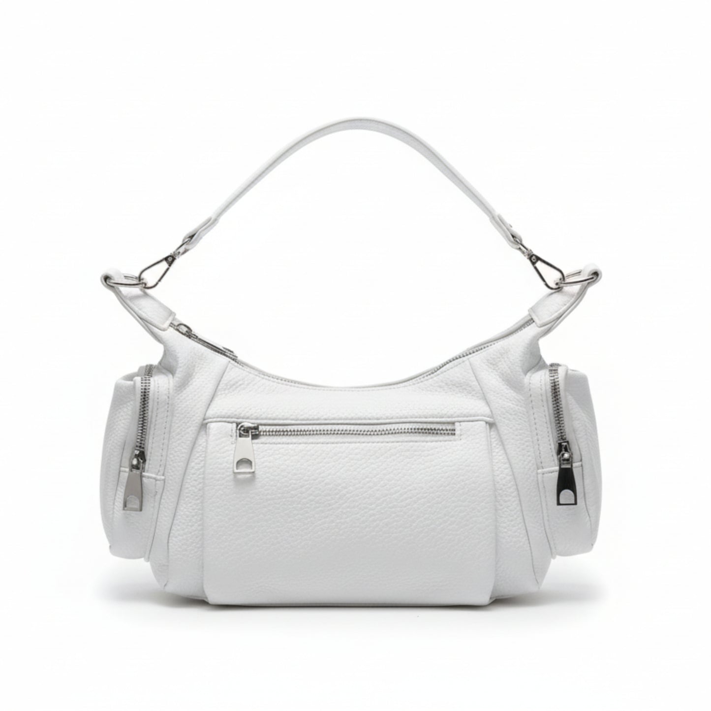 BORSA BIANCA MULTITASCHE - TRACOLLA REMOVIBILE, MODA TRENDY 2026