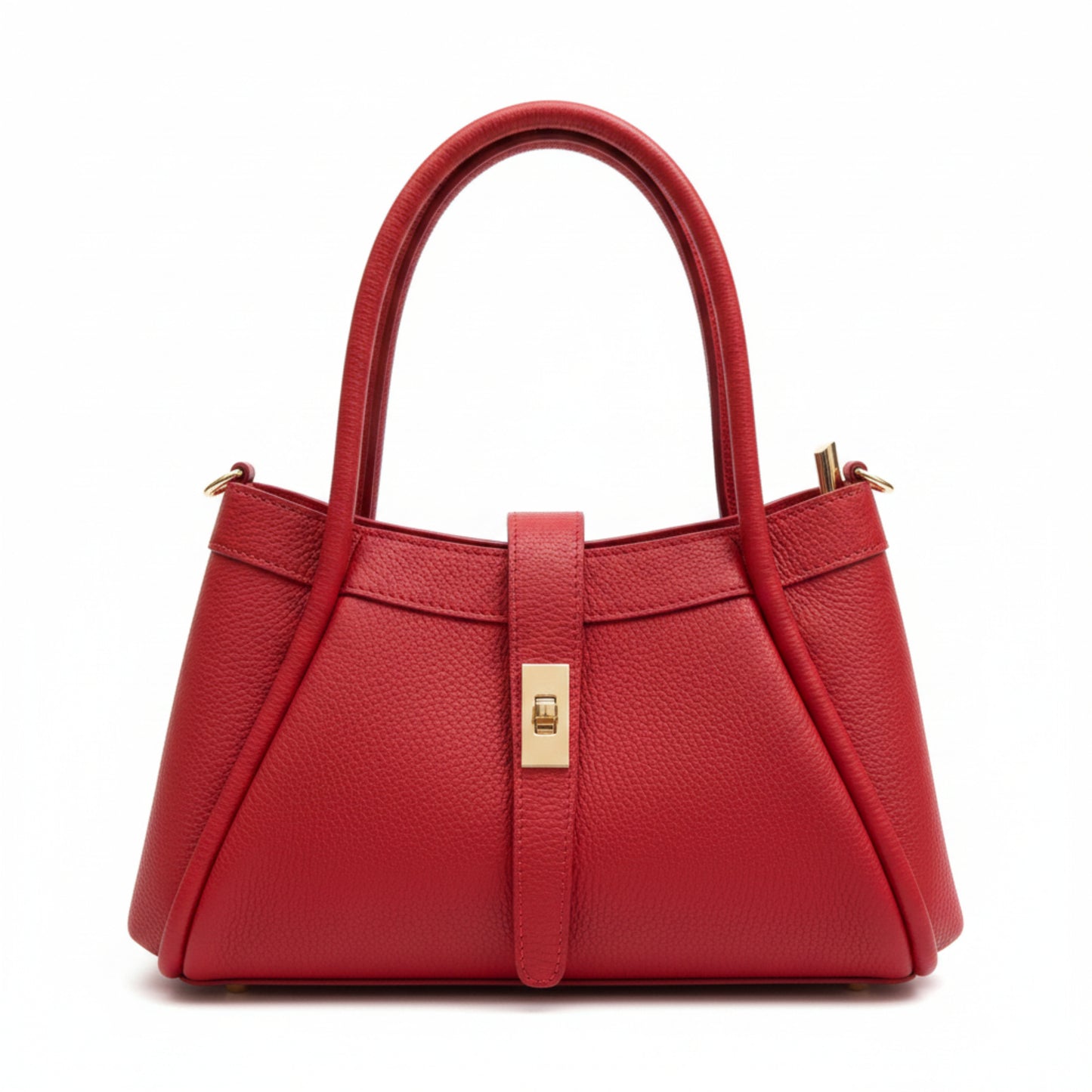 BORSA VERA PELLE MADE IN ITALY CHIC- TRACOLLA REMOVIBILE