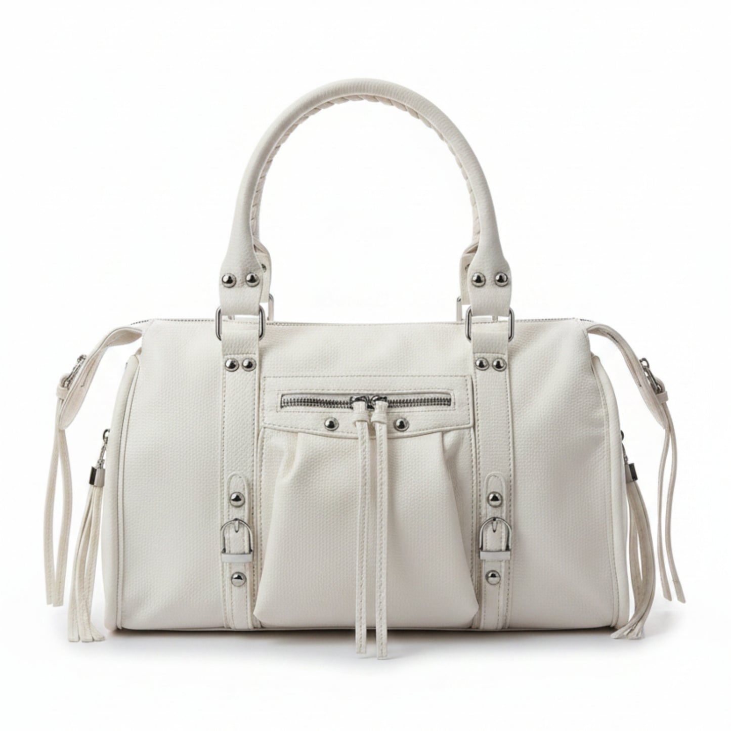 BORSA CITY BAG FLO BIG NERA E BIANCA - CAPIENTE E VERSATILE