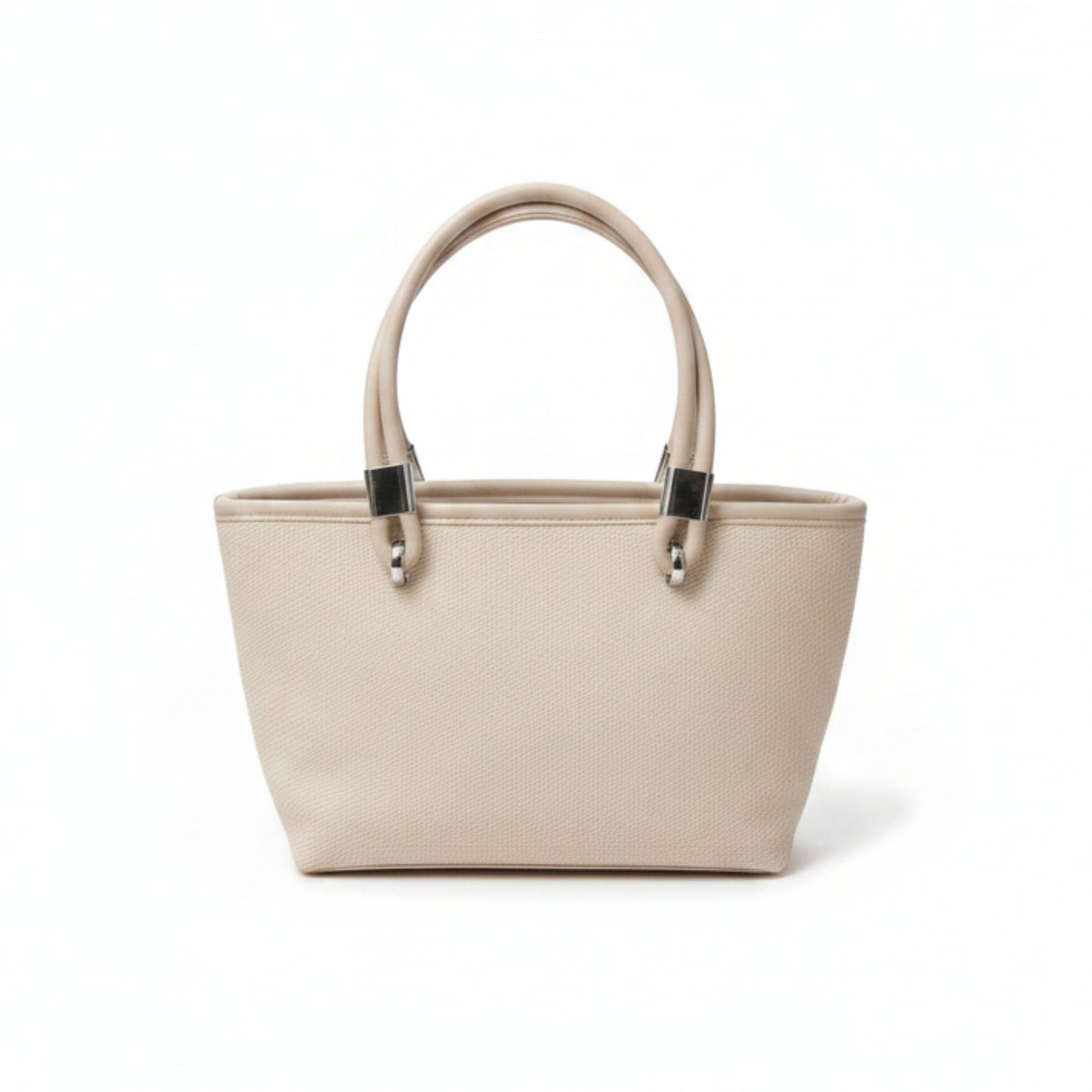 MINI BAG BEIGE/KHAKI CON CHARM CIOCCOLATO - TRACOLLA REMIVIBILE E ZIP
