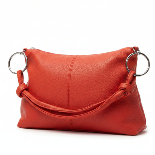 BORSA MORBIDA CAPIENTE DONNA CON TRACOLLA REMOVIBILE - TRENDY CHIC
