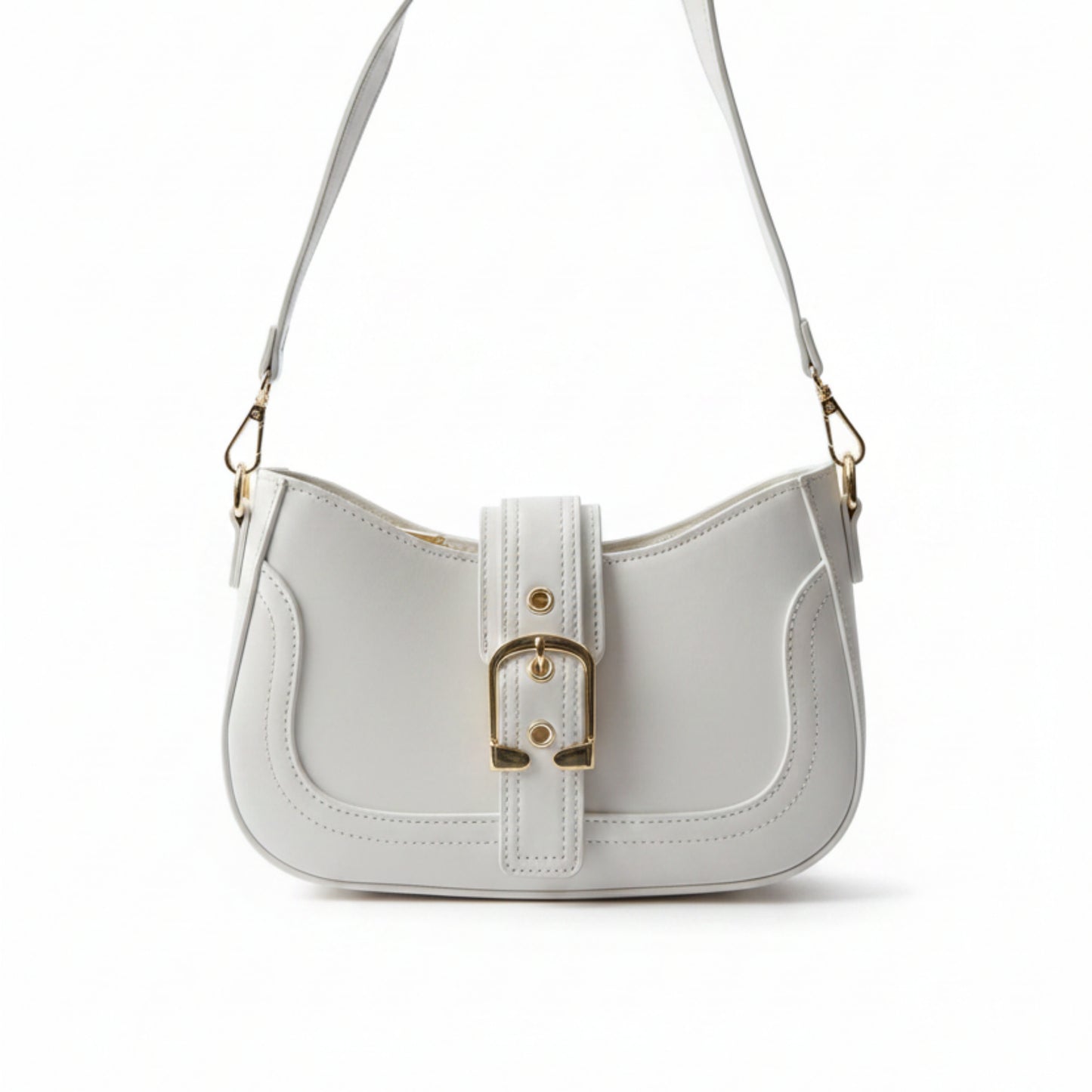 BORSA TRENDY GOLD SUPER GIOVANE CON DOPPIA TRACOLLA E ZIP