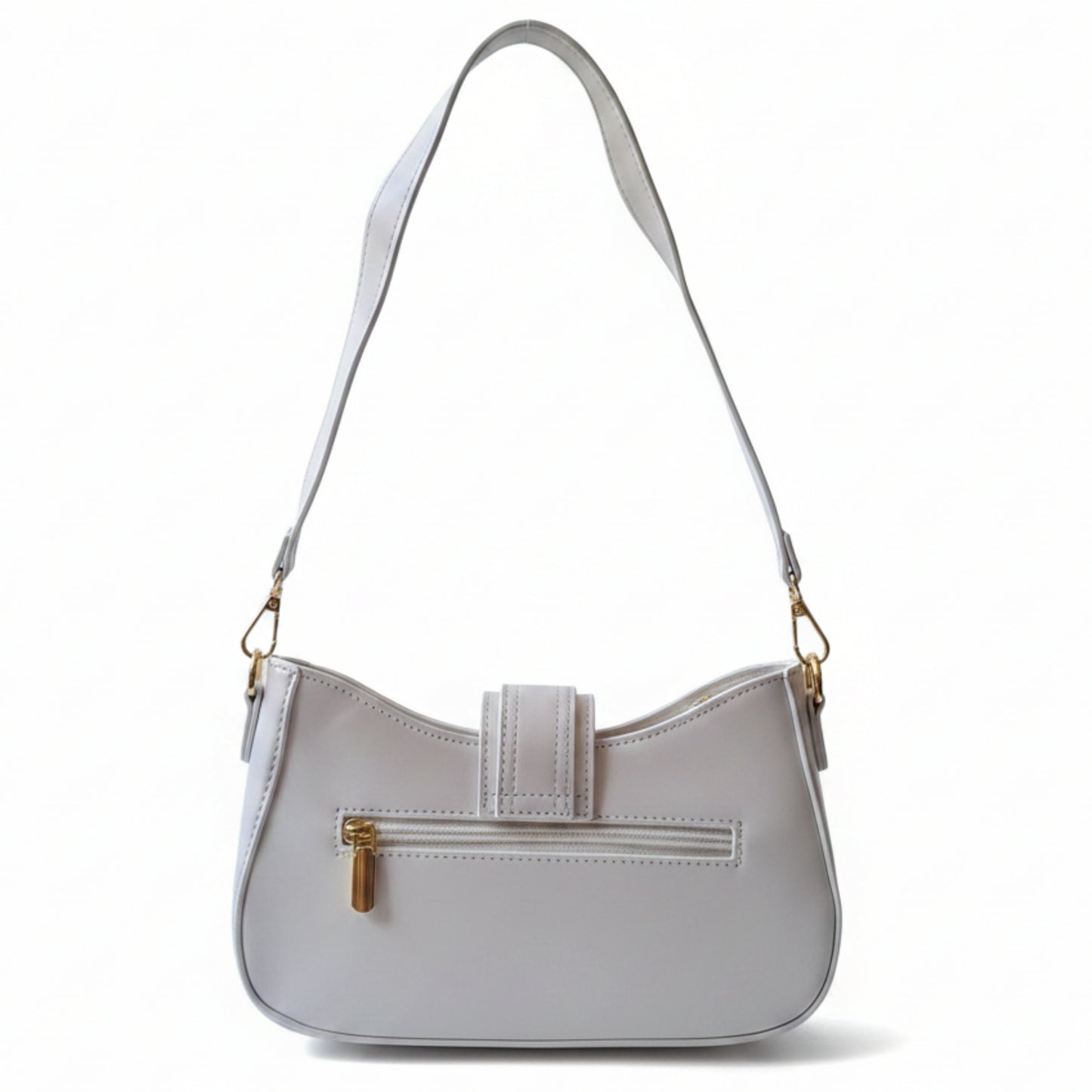 BORSA TRENDY GOLD SUPER GIOVANE CON DOPPIA TRACOLLA E ZIP