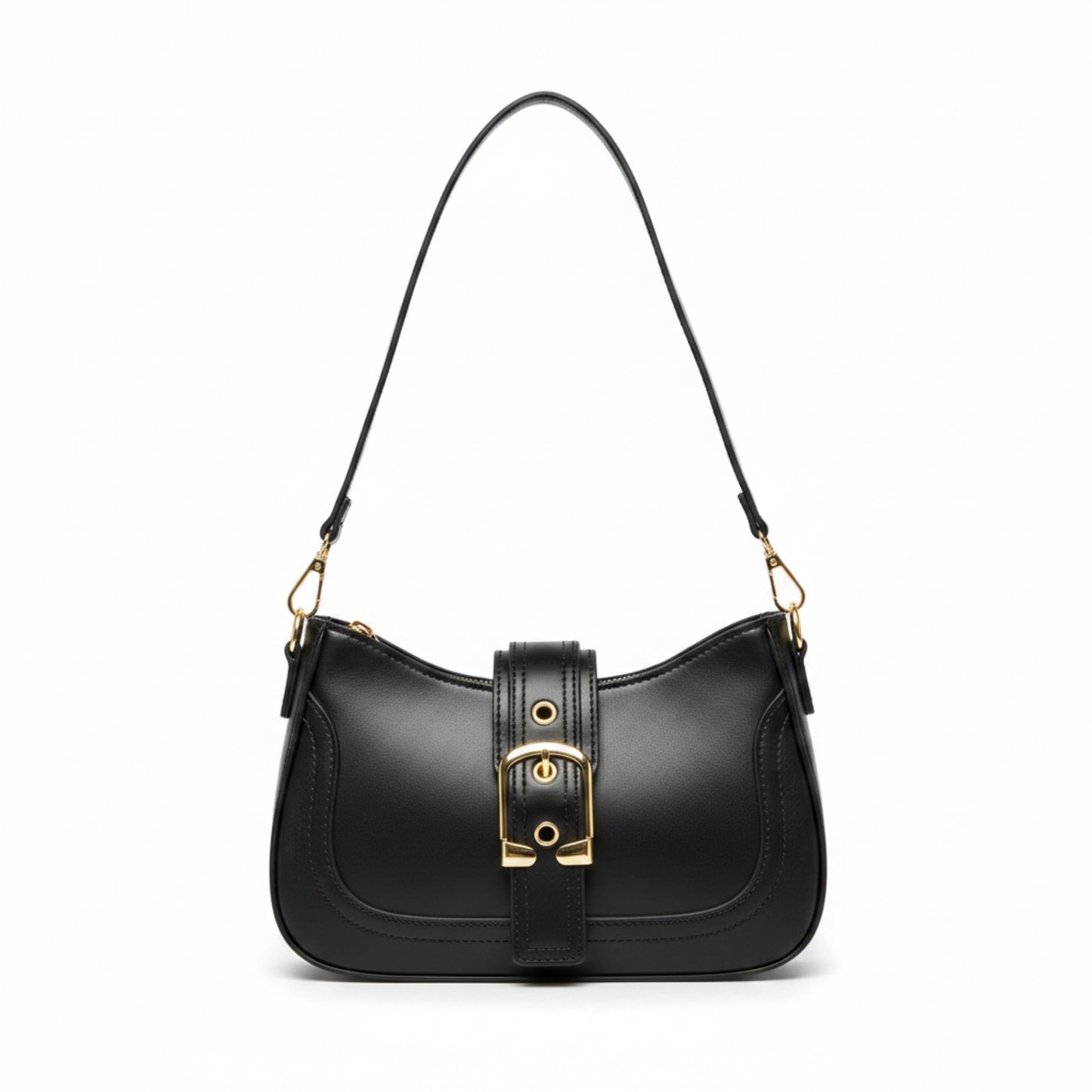 BORSA TRENDY GOLD SUPER GIOVANE CON DOPPIA TRACOLLA E ZIP