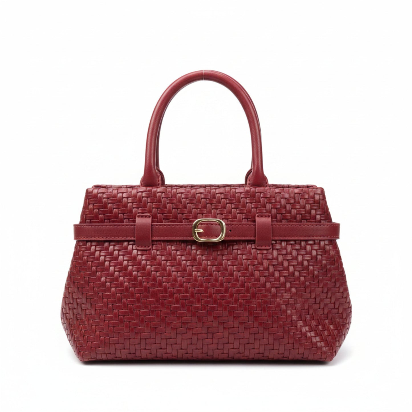 BORSA TRENDY INTRECCIATA A MANO E TRACOLLA