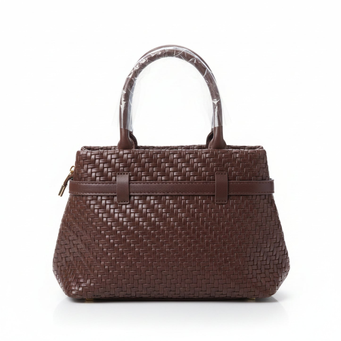 BORSA TRENDY INTRECCIATA A MANO E TRACOLLA