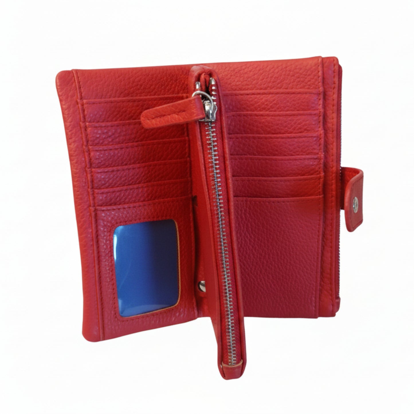 PORTAFOGLIO VENTAGLIO CHIC CON DOPPIA ZIPE CHIUSURA CLIP